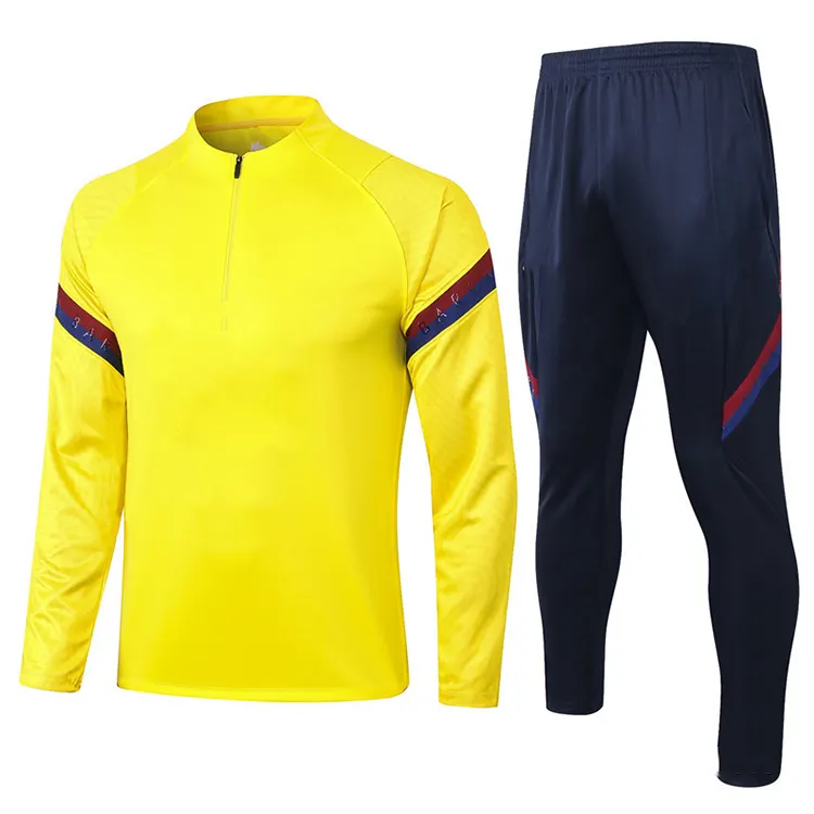 23 Club Sets Voetbaltenues Team Training Uniform Groothandel Klant Truien Broek Jas Voetbaltenue Tenue