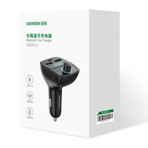 อะแดปเตอร์วิทยุบลูทูธ UGREEN พร้อมที่ชาร์จในรถยนต์ 3 พอร์ต USB รองรับ QC/PD <span class=keywords><strong>3.0</strong></span> รองรับการโทรแบบแฮนด์ฟรีสำหรับ <span class=keywords><strong>iPhone</strong></span> - Product Image 6