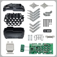 Carcasa para 20 Baterías Recargables 18650 con BMS, Repuesto para Batería MAK MKT 40V BL4040 BL4025 BL4050 BL4080, Carcasa DR40RC