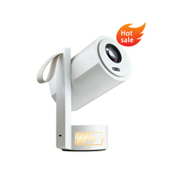 Nouveau projecteur mini OEM 2026 rechargeable avec projection à 360 degrés, Full HD natif, 250 lumens ANSI, mise au point automatique, prise en charge du Wi-Fi et 4K
