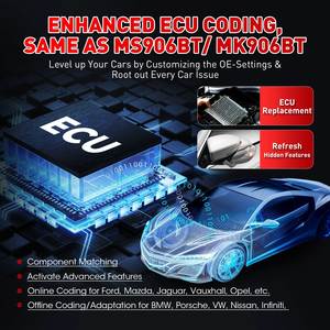 Outils de diagnostic Autel MaxiPRO MP808S, contrôle bidirectionnel, scanner automobile professionnel OBD2, codage ECU, PK MK808BT PRO - Product Image 6