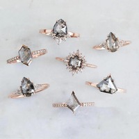 Diamante Natural Certificado NGIC de 0.5ct-3ct, Corte Excelente, Forma de Pera, Forma Ovalada, Forma Octogonal, Forma de Cometa, Color H, para Joyería