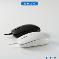 Harga Grosir Mouse Optik USB Ultra-Tipis Desain Ergonomis untuk Penggunaan Kantor & Rumah Gaya Gaming Digunakan untuk Komputer Laptop