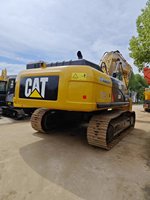 Excavatrice CAT 336D d'occasion en bon état, moteur Cat C9, godet de 1,87 m³, en stock, prête à être expédiée