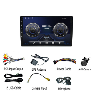 Autoradio Android 9/10 pouces 8 cœurs avec GPS intégré, CarPlay pour commande au volant, caméra <span class=keywords><strong>de</strong></span> <span class=keywords><strong>recul</strong></span>, Wi-Fi et FM intégrés - Product Image 6