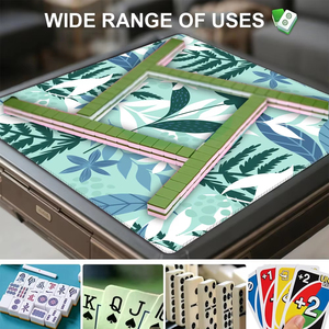 Q Y Tapete de Mahjong Personalizada Estilo Americano Caucho Natural Microfibra Plegable Impermeable Silenciosa Almohadilla Profe - Product Image 6
