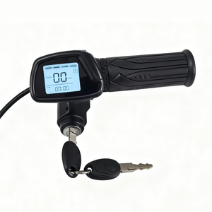 Pièces de vélo <span class=keywords><strong>électrique</strong></span>, <span class=keywords><strong>accélérateur</strong></span> à poignée rotative, affichage de la vitesse LCD, guidon, vélo <span class=keywords><strong>électrique</strong></span>, scooter, tricycle, <span class=keywords><strong>accélérateur</strong></span> <span class=keywords><strong>universel</strong></span> à effet Hall - Product Image 1
