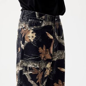 Pantalones vaqueros <span class=keywords><strong>de</strong></span> retazos lavados <span class=keywords><strong>de</strong></span> calle alta americana para hombre, pantalones <span class=keywords><strong>de</strong></span> trabajo <span class=keywords><strong>de</strong></span> mezclilla con estampado <span class=keywords><strong>de</strong></span> árbol <span class=keywords><strong>de</strong></span> camuflaje holgados - Product Image 3