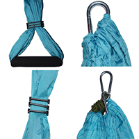 Hamac de yoga portable et léger EIGFOH YGHK-12 - Facile à emballer et à installer pour les voyages, les parcs, les salles de sport ou la maison