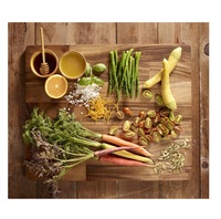 Planche à découper cuisine bambou sac créatif multifonction OEM personnalisé en acier tungstène Logo Note de temps couteau blocs pièce équilibre
