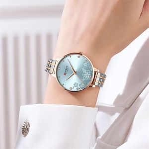 Reloj de Cuarzo CURREN 9068 con Manecillas Luminosas para Mujer, Deportivo, Elegante y Ejecutivo, 35 mm, Aleación, Acero Inoxidable de Lujo, con Calendario - Product Image 4