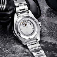 Dropshipping Reloj de Pulsera Mecánico de Buceo para Hombre Pagani Design 1639 Automático 8215 / NH35 con Logo Personalizado y Fecha, 30 ATM