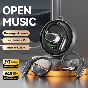 Écouteurs Bluetooth sportifs à oreille ouverte CE FCC M114 avec cordon gratuit pour la randonnée et le cyclisme, étui rotatif en alliage, écouteurs sans fil OWS - Product Image 1