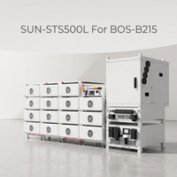 Аккумуляторные блоки BOS-B 15, 215 кВт·ч, решение ESS для коммерческого и промышленного применения с модулями SUN-100/125K-PCSL01HP3, SUN-MPPT-LO1-EU-AM8, SUN-STS500L