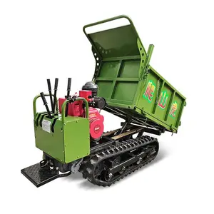 Good quality Mini track-type tractor / rubber track 3 tons Rubber Track Dumper