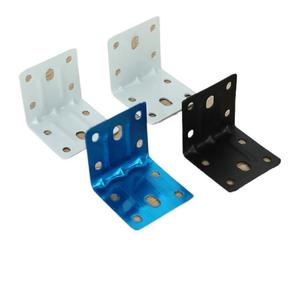 Stainless Steel Angle <b>Bracket</b> 5x5 <b>White</b> Blue Black 90 Degree Shelf Support For Furniture Cabinet Bathroom Vanity Connector - Product Image 1