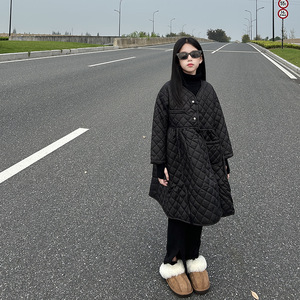 Vente en gros Manteau en coton pour enfants à la mode automne hiver Vestes en duvet décontractées pour adolescentes - Product Image 3