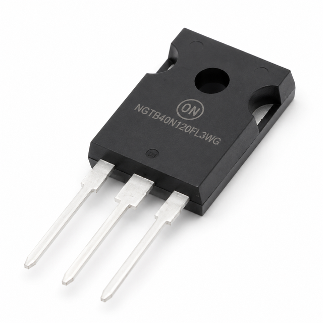 NGTB40N120FL3WG IGBT Power Transistor 1200V 40A High-Speed Switching for Inverters Motor Drives Industrial Control TO-247
