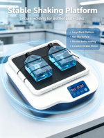 Agitateur orbital numérique de laboratoire VIKERI SK-L180-Pro avec écran LCD, capacité de charge de 2,5 kg, agitateur de laboratoire avec moteur DC sans balais