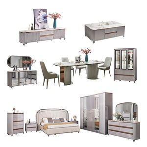 Ensemble <span class=keywords><strong>de</strong></span> meubles <span class=keywords><strong>de</strong></span> chambre à coucher <span class=keywords><strong>de</strong></span> luxe en bois, <span class=keywords><strong>lit</strong></span> double moderne, mobilier complet pour la maison, ensembles <span class=keywords><strong>de</strong></span> chambre à coucher king size en MDF - Product Image 6
