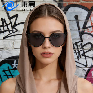 Gafas de Sol de Metal para Mujer, Estilo Transfronterizo, 141 mm, Protección UV400, Moda, Viajes, Conducción - Product Image 3