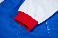 Tenue de pilote de course pour accessoires de cinéma, combinaison de course classique avec blocs de couleur et logo personnalisé