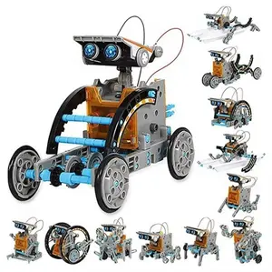 Assembleren Onderwijs 12 In 1 Steel Solar Robot Kit Speelgoed Diy Building Science Steel Robot Speelgoed Voor Kinderen
