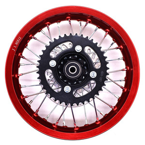 Jantes de disque arrière en alliage d'aluminium de 1.85x12 "pouces avec pignon de frein à disque pour KLX <span class=keywords><strong>CRF</strong></span> Kayo Apollo BSE Pit Bike Dit Bike - Product Image 5