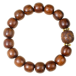 Black Rosewood <b>Bracelet</b> 11x12mm Barrel Beads Chinese Style Prayer Beads For Religious Ceremonies - Product Image 5