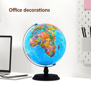 Globe terrestre classique éducatif, Océan bleu, <span class=keywords><strong>Relief</strong></span> en <span class=keywords><strong>relief</strong></span>, avec carte bonus, Fabriqué en Chine, Diamètre 12 pouces/30 cm - Product Image 4