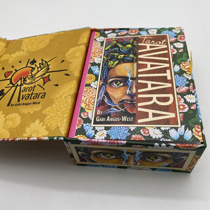 Kartu <span class=keywords><strong>Tarot</strong></span> Berlapis Emas Cetak Warna Penuh - Product Image 4