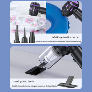 مكنسة كهربائية لاسلكية صغيرة محمولة بقوة شفط 17000 باسكال، بمحرك بدون فرشات، للاستخدام الجاف المنزلي والسيارة - Product Image 6