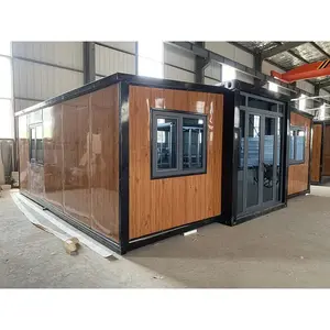 20ft 40ft Folding Expandable Container House 3 Bedroom Prefabrication Folding Tiny House Modular Home Expandable Container House