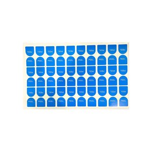 Películas protectoras de PET azules impresas y removibles para electrónicos, protección contra polvo y arañazos - Product Image 1