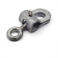 Raccord de suspension de tête de coupelle pour ligne électrique W-7A/WS-7 en acier titane, connexion simple et double