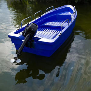 <span class=keywords><strong>Bateau</strong></span> de pêche <span class=keywords><strong>en</strong></span> <span class=keywords><strong>mer</strong></span> anti-corrosion de couleur bleue de 4,3 m pour 12 personnes avec garde-corps et réservoir de pêche - Product Image 5