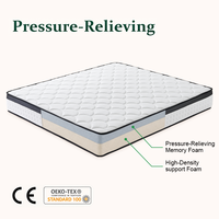 Gel-Memory-Foam-Matratze in Queen-Size, Komprimierte Matratze in King-Size für Schlafzimmermöbel