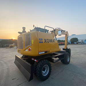 Good Quality Excavators ELORRY EL90 Mini Hydraulic 0.3m3 Cubic Meter ECE EPA Wheel Excavator on Sale - Product Image 5