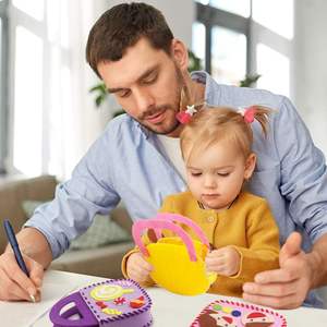 Accesorios DIY de alta resistencia personalizados para niños en edad preescolar, primera bolsa de fieltro pequeña, caja de costura, kits artesanales para niños, juego de mano de arte - Product Image 5