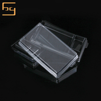 Transparent Pet Pvc En Plastique Transparent Forte Boucle De Verrouillage Plateau Recyclable Blister Boîte pour Emballage Alimentaire Pour Bébé