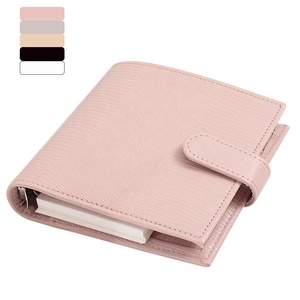 <span class=keywords><strong>Etsy</strong></span> sıcak 5 mevcut renkli A7 kertenkele deri Lux bağlayıcı bütçe planlayıcısı olarak para Binder organizatör nakit zarflar mevcut - Product Image 5