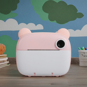 Appareil photo pour enfants mignon 1080P à double objectif, impression thermique instantanée, écran IPS de 2,4 pouces, vidéo HD avec jeux et musique pour enfants - Product Image 2