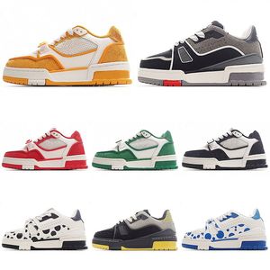 Chaussures de sport décontractées pour hommes, de luxe haut de gamme, en maille et caoutchouc, à lacets, pour la marche et le basketball, à semelle épaisse et design patchwork - Product Image 3