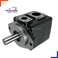 Pompe à palettes hydraulique Denison T6C T6D T6E T6C-025 T6D-045 T6E-052, pompe à palettes simple pour machine de moulage par injection et groupes d'alimentation