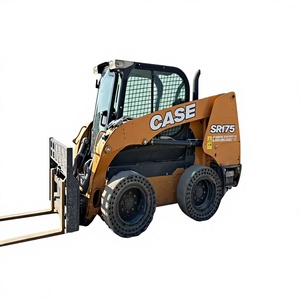 Chargeuse compacte sur pneus SR175, capacité 3 tonnes, moteur Cummins, orange, équipement de construction compact - Product Image 1