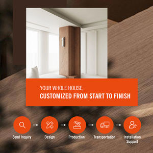 Mobile TV <span class=keywords><strong>Moderno</strong></span> di Lusso BOSNiE, Sospeso a <span class=keywords><strong>Parete</strong></span>, Centro di Intrattenimento in Legno Personalizzato, Console Multimediale con Armadietto Portaoggetti per Camera da Letto - Product Image 5