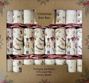 Craquelins de Noël de haute qualité pour l'intérieur, sans feux d'artifice, avec chapeau de fête et petits cadeaux, idéaux comme cadeaux de Noël - Product Image 4