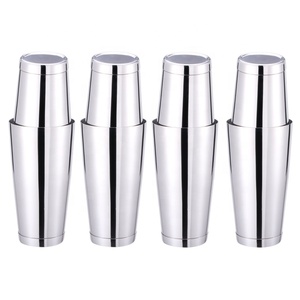 Promotion à durée limitée Américain 18oz /28oz Acier Inoxydable <span class=keywords><strong>Boston</strong></span> Shaker Deux Pondéré Cocktail Mixte Shaker Étain - Product Image 1