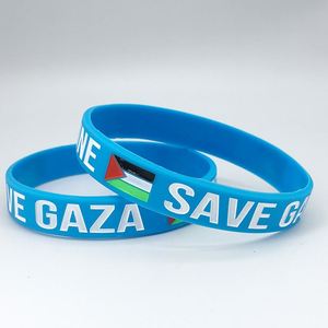 Pulseras de Silicona Personalizadas con Diseño Gratuito, Bandera y Textos Grabados en Relieve y Rellenos de Color - Product Image 3