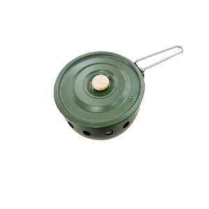 Pot d'extérieur multifonctionnel tout-en-un en acier inoxydable pour le camping et les pique-niques pour la cuisson au gaz et la friture - Product Image 3